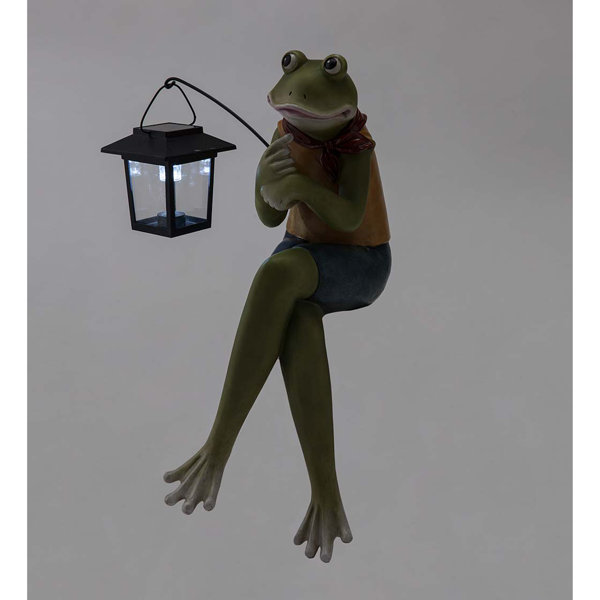 Trinx Erendida Frog Toad Garden Statue Wayfair 6411